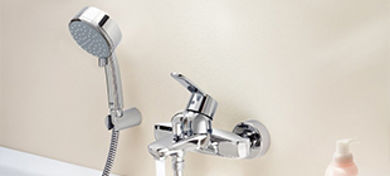 Grohe doccia 2 getti 27053 90mm con flessibile e supporto a muro. Bagno e  ricambi - Vendita di ricambi e accessori per il bagno