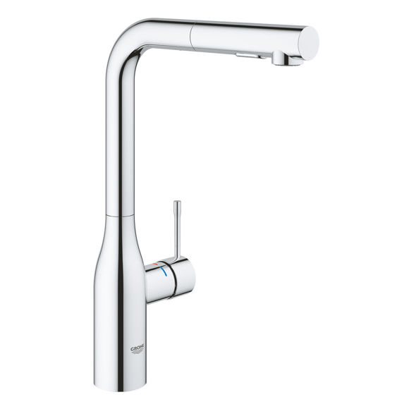 Immagine di Miscelatore monocomando con doccetta estraibile per lavello Essence Grohe 30270000