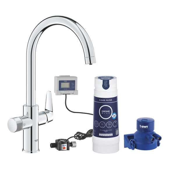 Immagine di Grohe Blue Pure Baucurve Starter Kit con filtro a 5 fasi Grohe 30555000